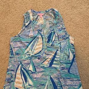 Lilly Pulitzer Essie top NWOT Aboat Time size S